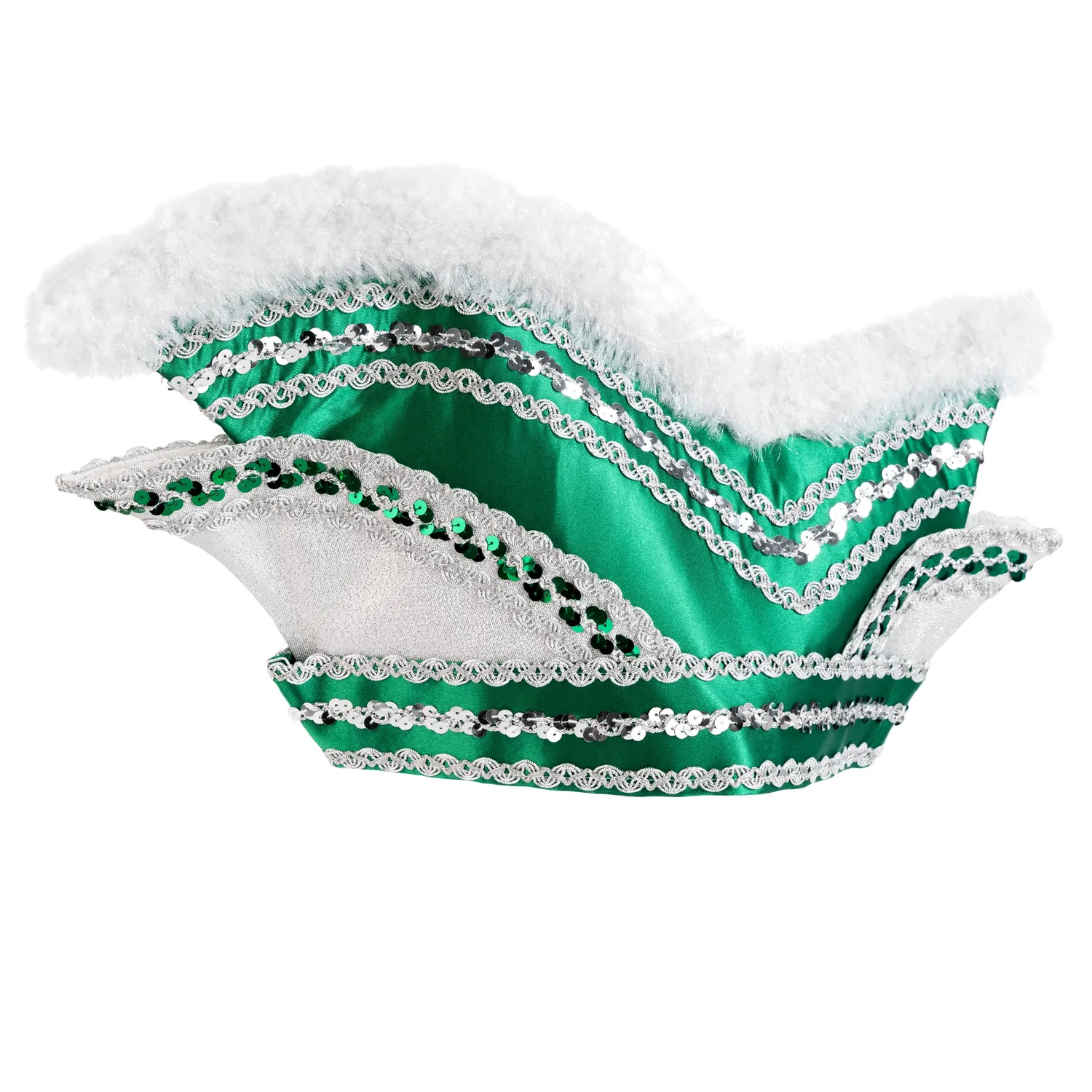 Altenburg Comitato berretto verde raso pelliccia