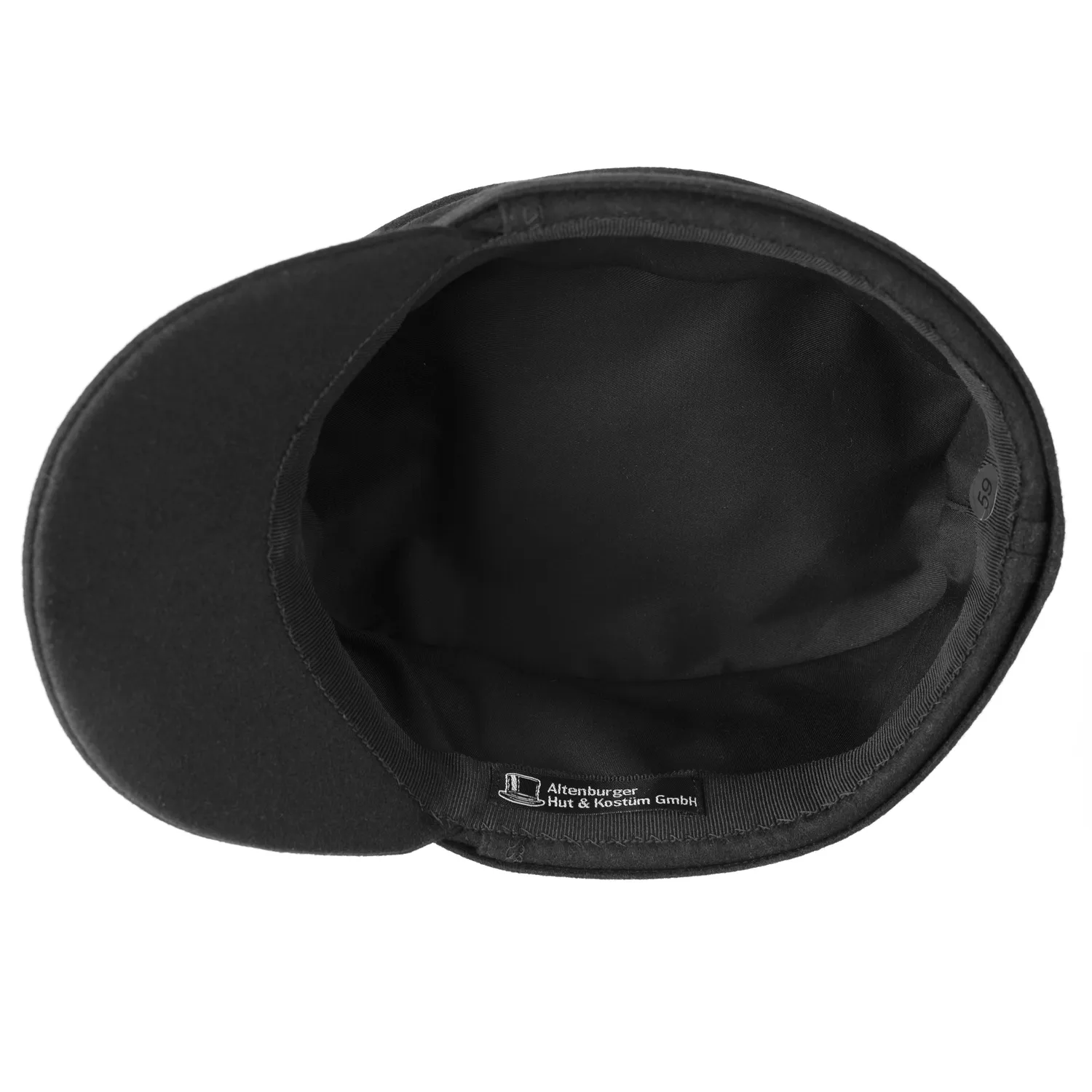 Altenburg M43 Black Field Cap berretto militare nero storico