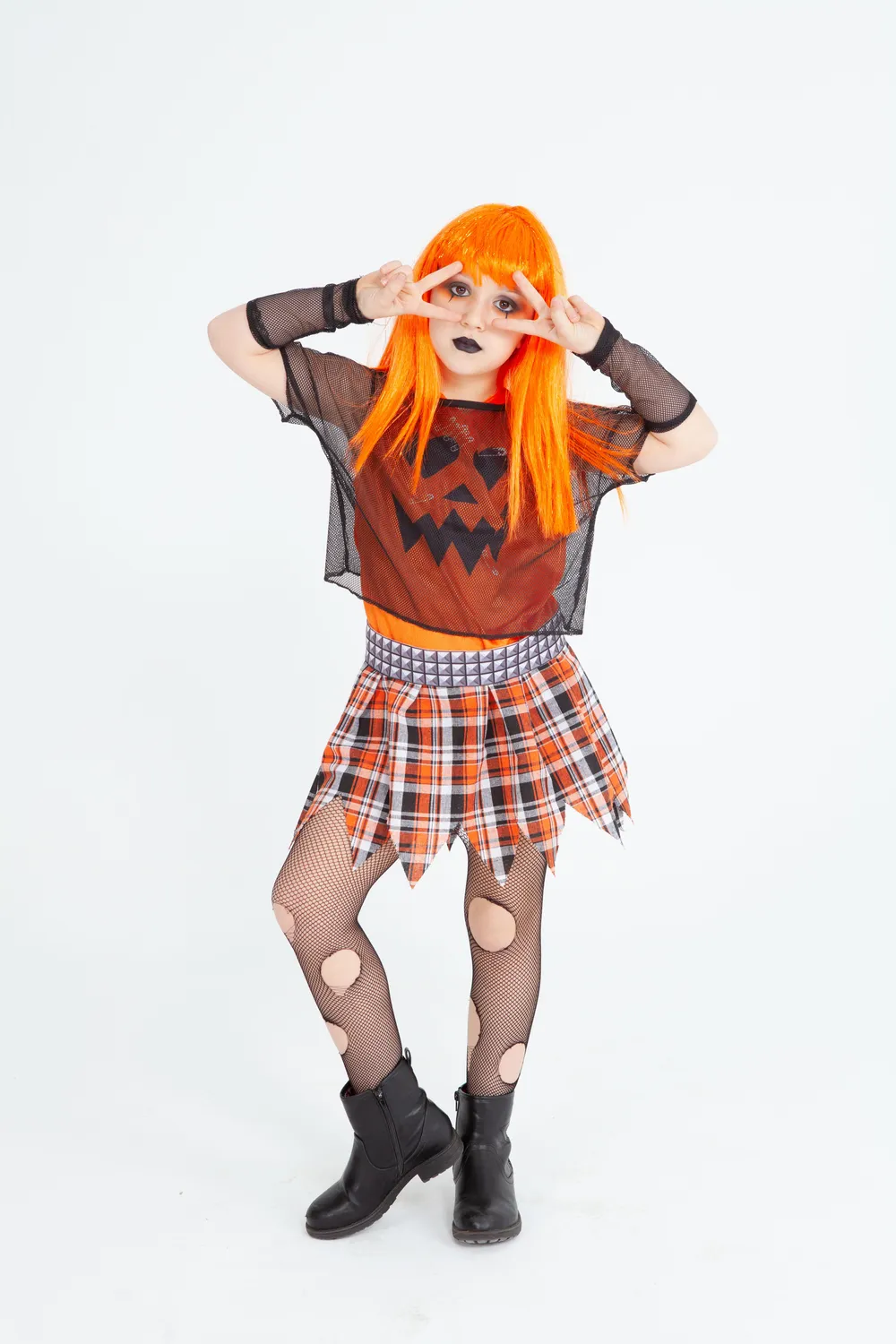 Rubies Punky Pumpkin costume bambina zucca Halloween
