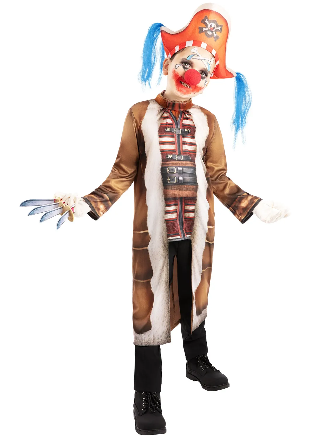 Rubies One Piece Buggy costume bambino clown