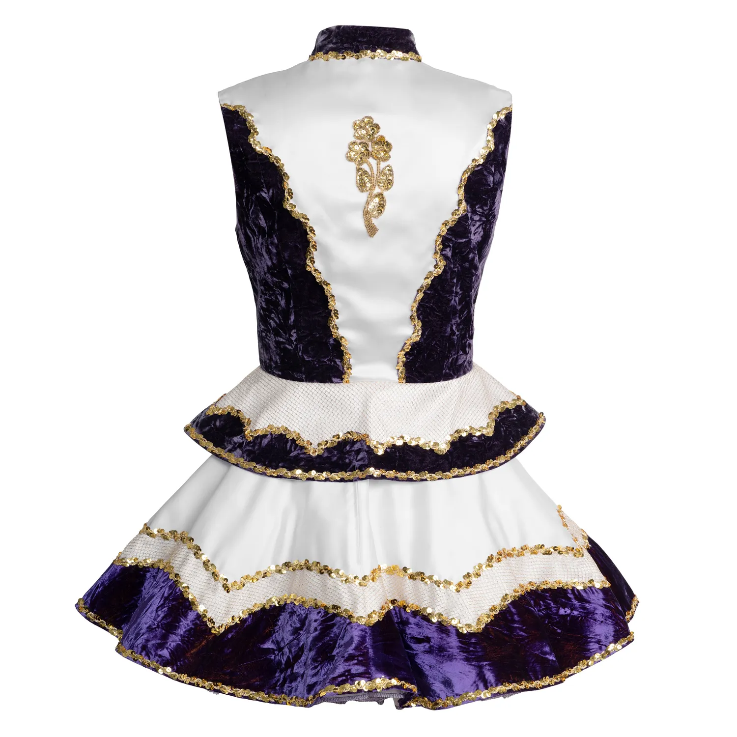 Altenburg Abito Guardia vestito bianco viola senza maniche