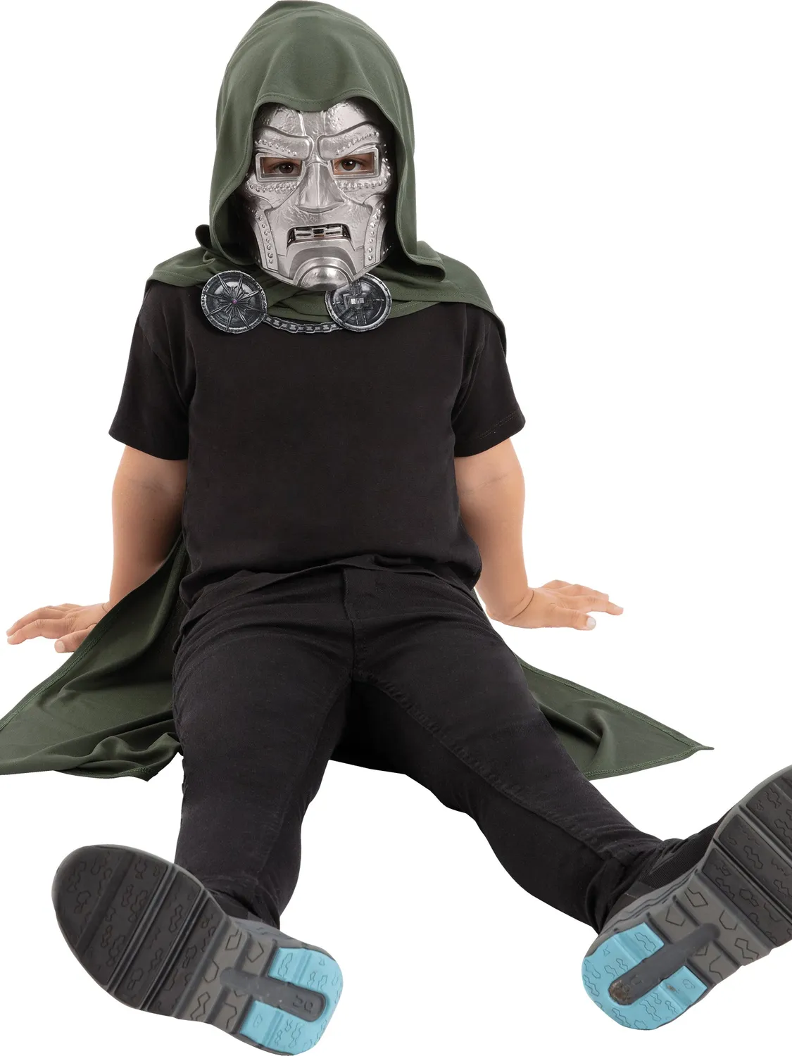 Rubies Dr Doom costume bambino mantello e maschera Marvel