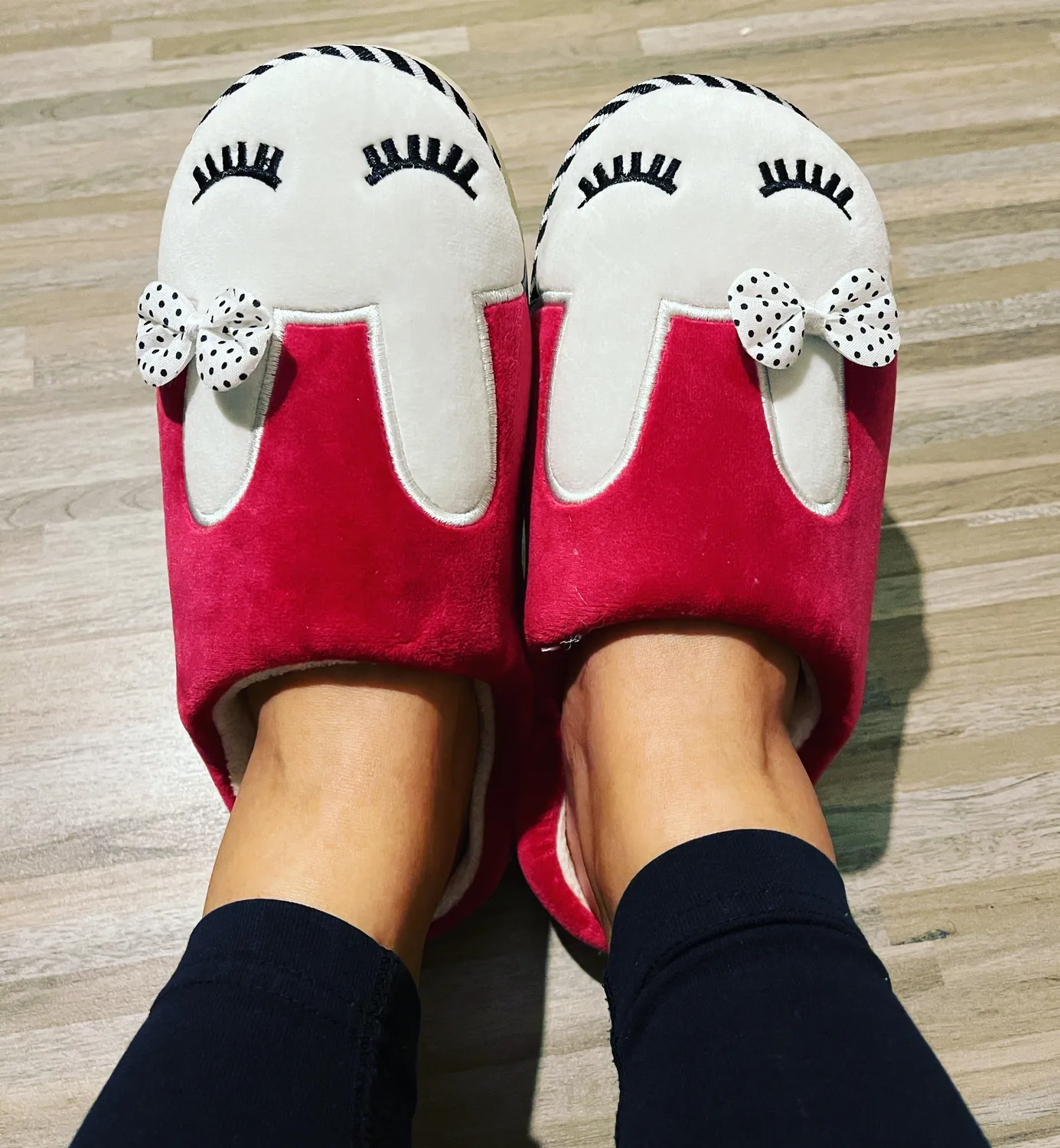 Katara pantofole peluche coniglio rosa 38/39 morbide