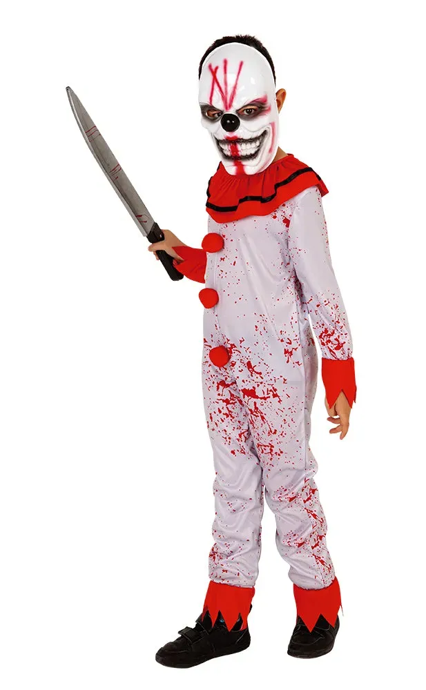 Rubies Clown Sanguinario costume bambino taglia L con maschera