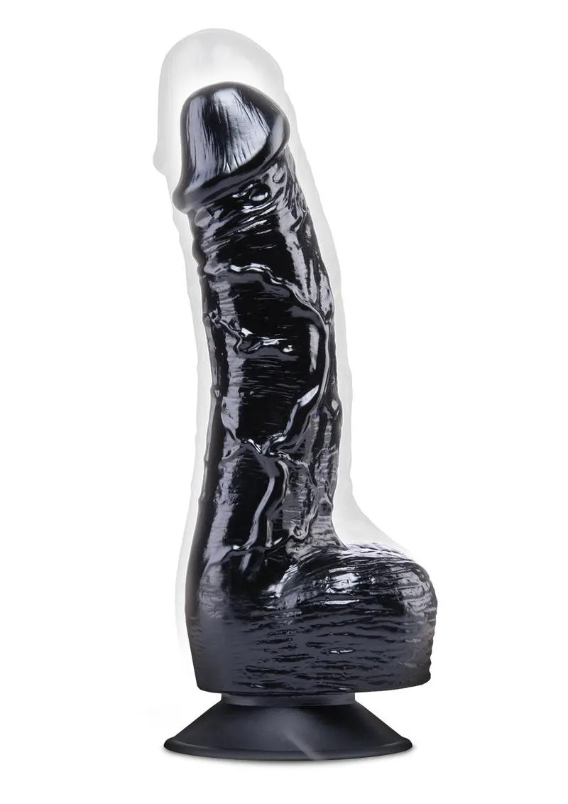 Size Up 6 dildo gonfiabile nero ventosa