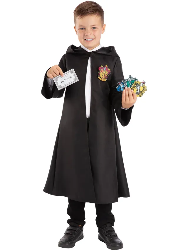 Rubies Hogwarts Tunica Quattro Case costume bimbo taglia M