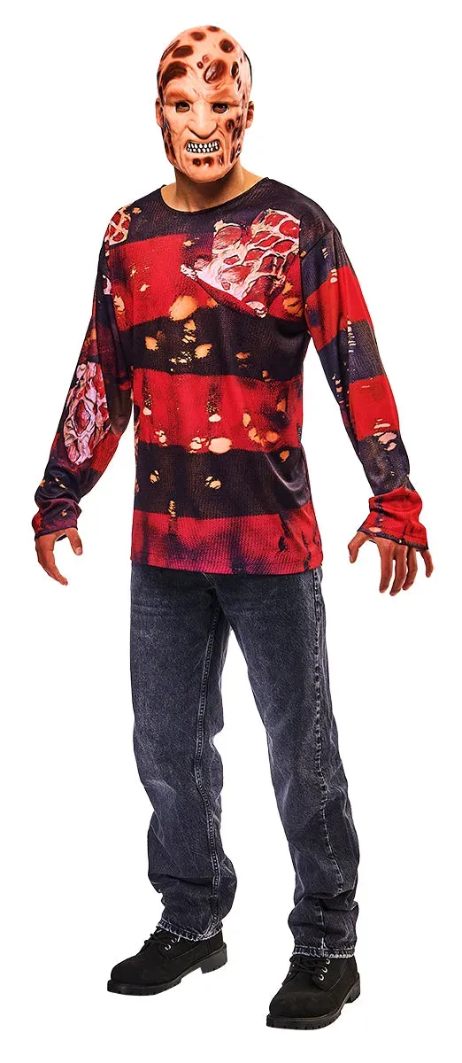 Rubies Freddy Krueger Opp costume adulto OS maglia horror Halloween