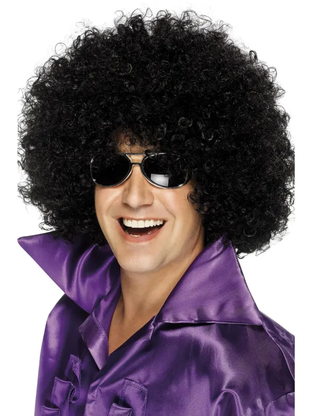 Rubies Afro Mega Parrucca Enorme Adulto fibra sintetica