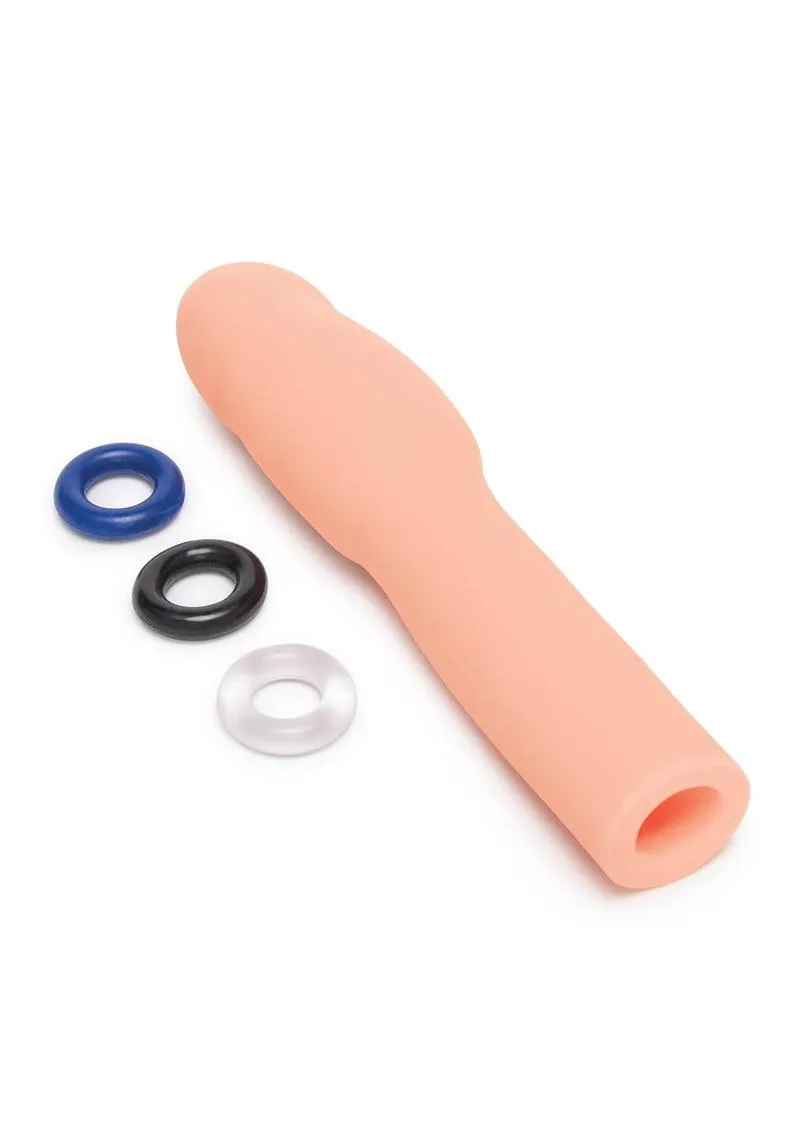 Size Up Realistic 4" extender guaina 10 cm morbida