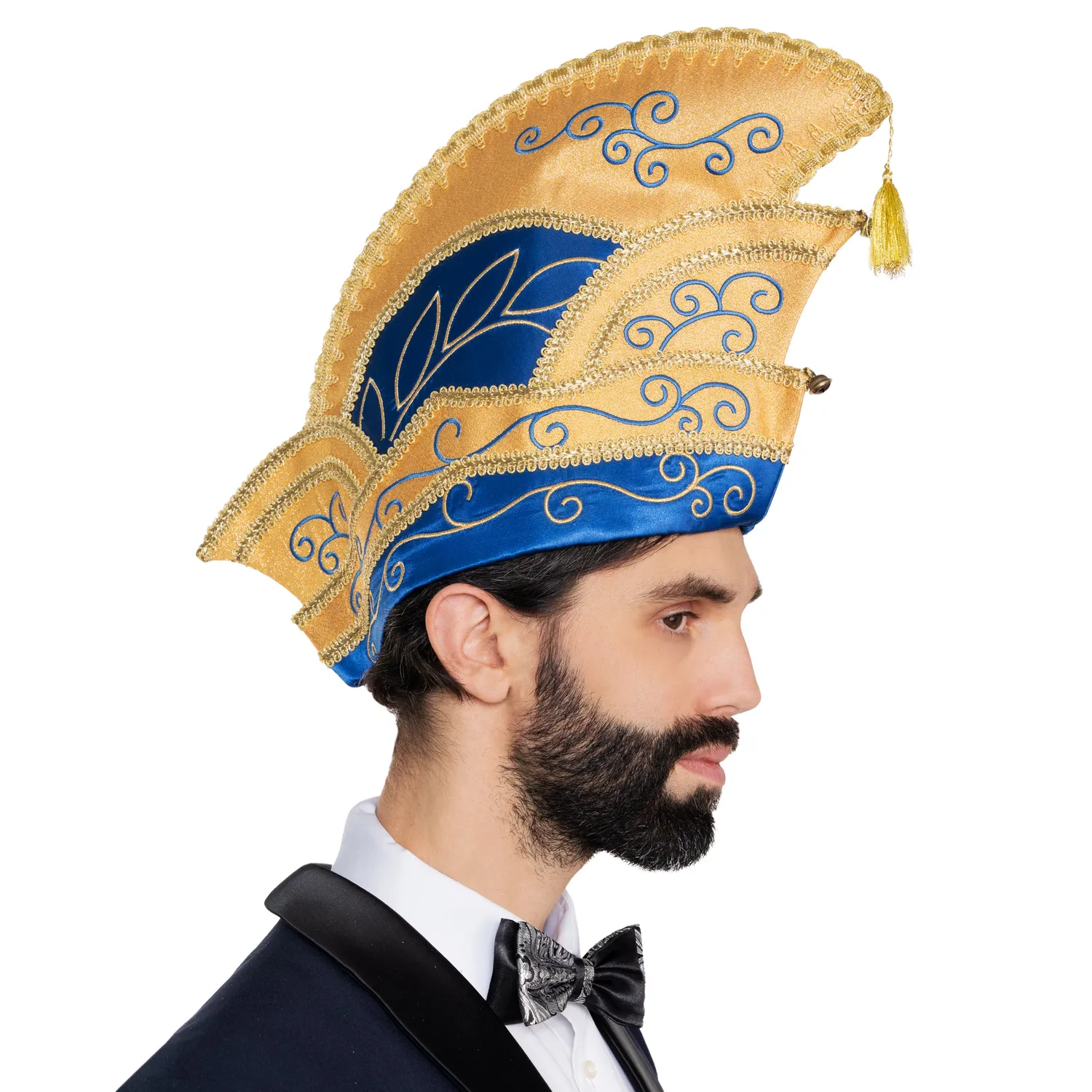 Altenburg Comitato berretto blu oro ricamato campanelli
