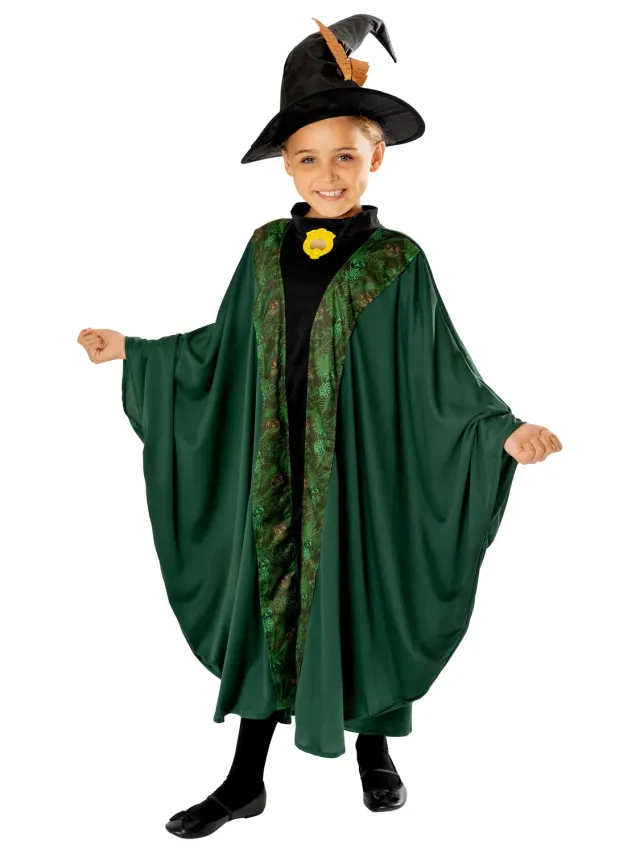 Rubies McGonagall costume bambina taglia TW nero