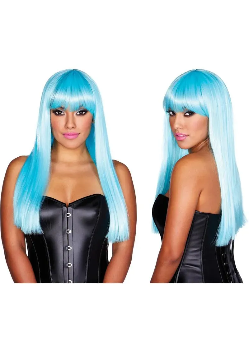 Pleasure Wigs Star Blue parrucca blu regolabile