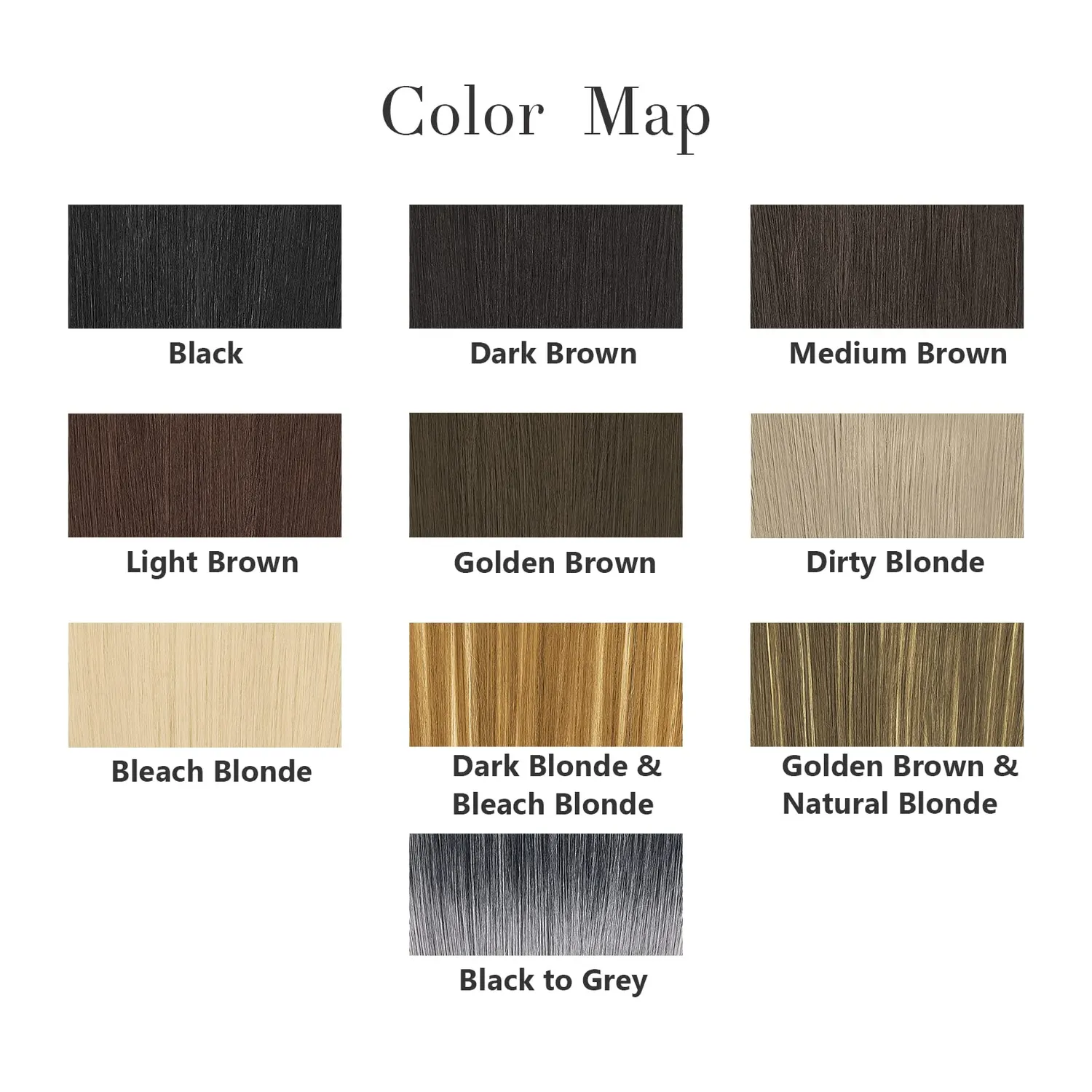 Gairyan extension capelli filo invisibile marrone chiaro 50cm lisci