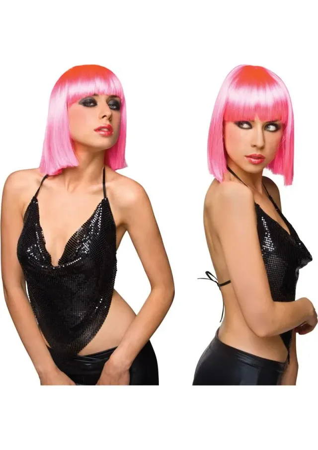 Pleasure Wigs Cleo parrucca rosa taglia unica