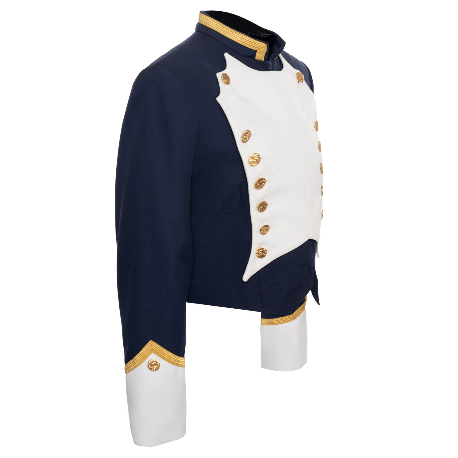 Altenburg frac guardia blu pettorina bianca bottoni oro 52