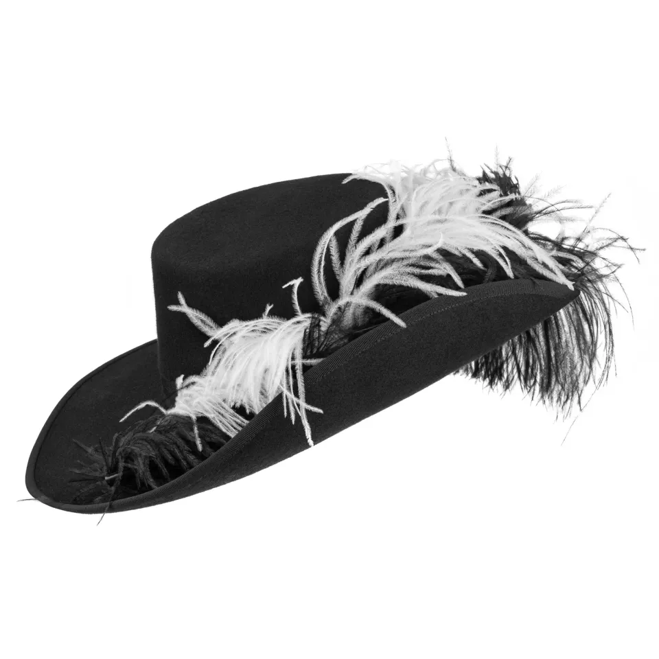 Altenburg Calabrese cappello moschettiere feltro taglie 54-64 storico