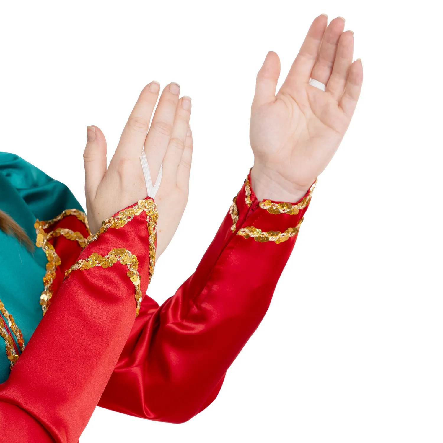 Altenburg Guard abito da guardia verde-rosso paillettes oro