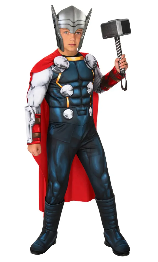 Rubies Thor Deluxe costume bambino taglia M martello