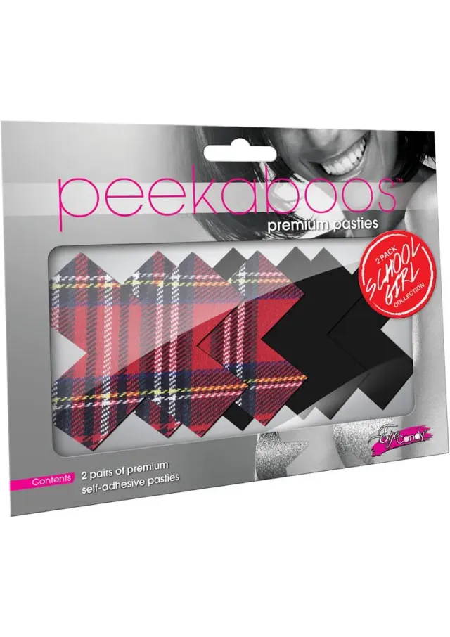 Pleasure Wigs Peekaboos Schoolgirl X copricapezzoli a croce