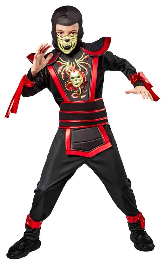 Rubies Guerriero Ninja Rosso Inf Costume Bambino