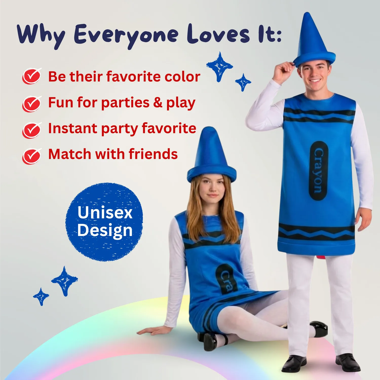 Dress Up America Costume Pastello Blu 3-4 Anni Tunica Cappello