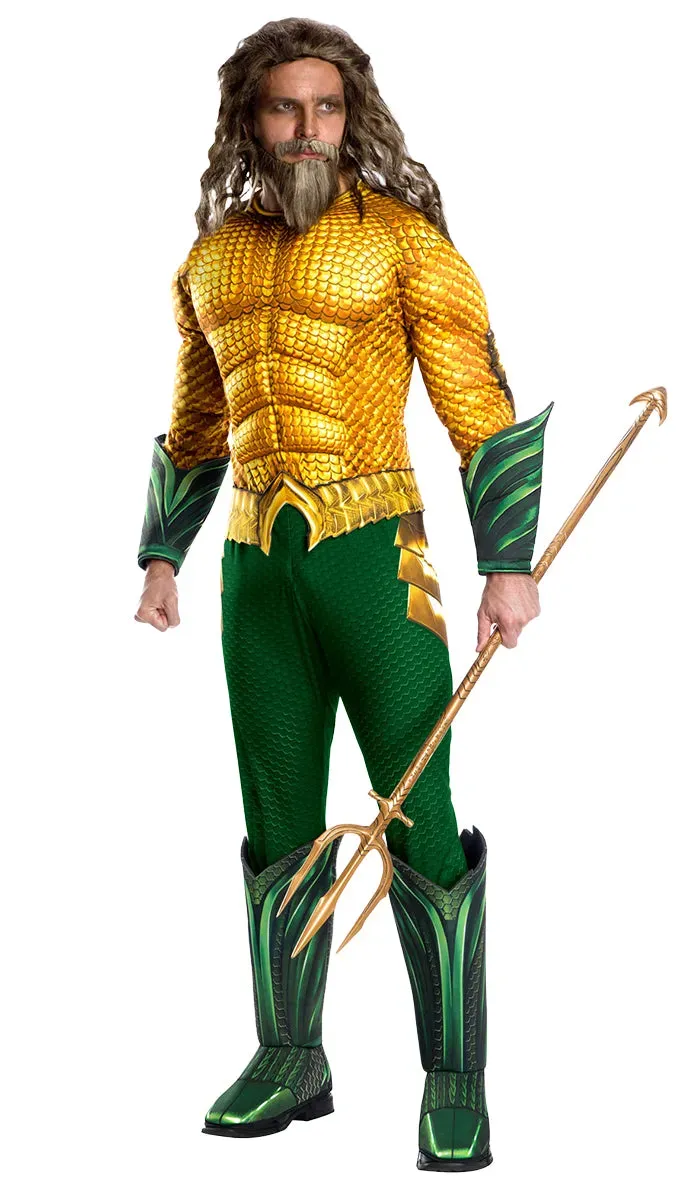 Rubies Aquaman Deluxe costume adulto MST arancione