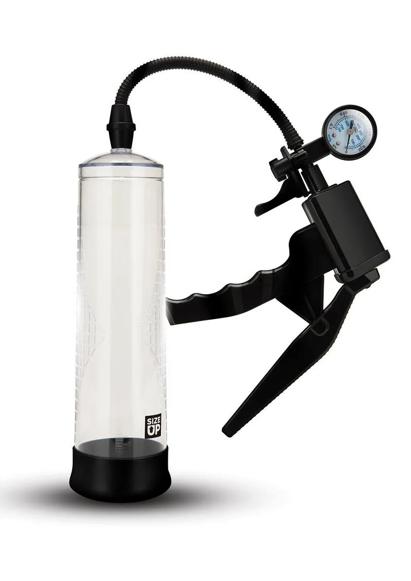 Size Up Ergonomic Trigger pompa pene con manometro