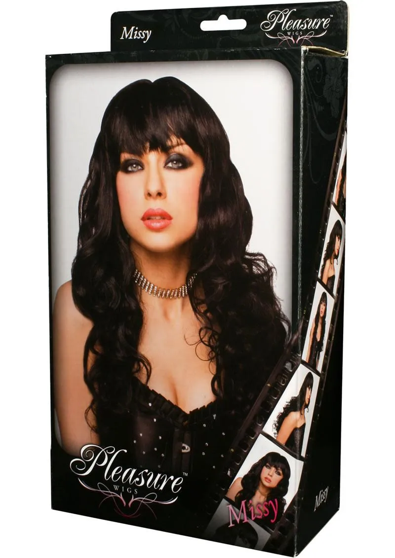 Pleasure Wigs Missy parrucca lunga liscia nera