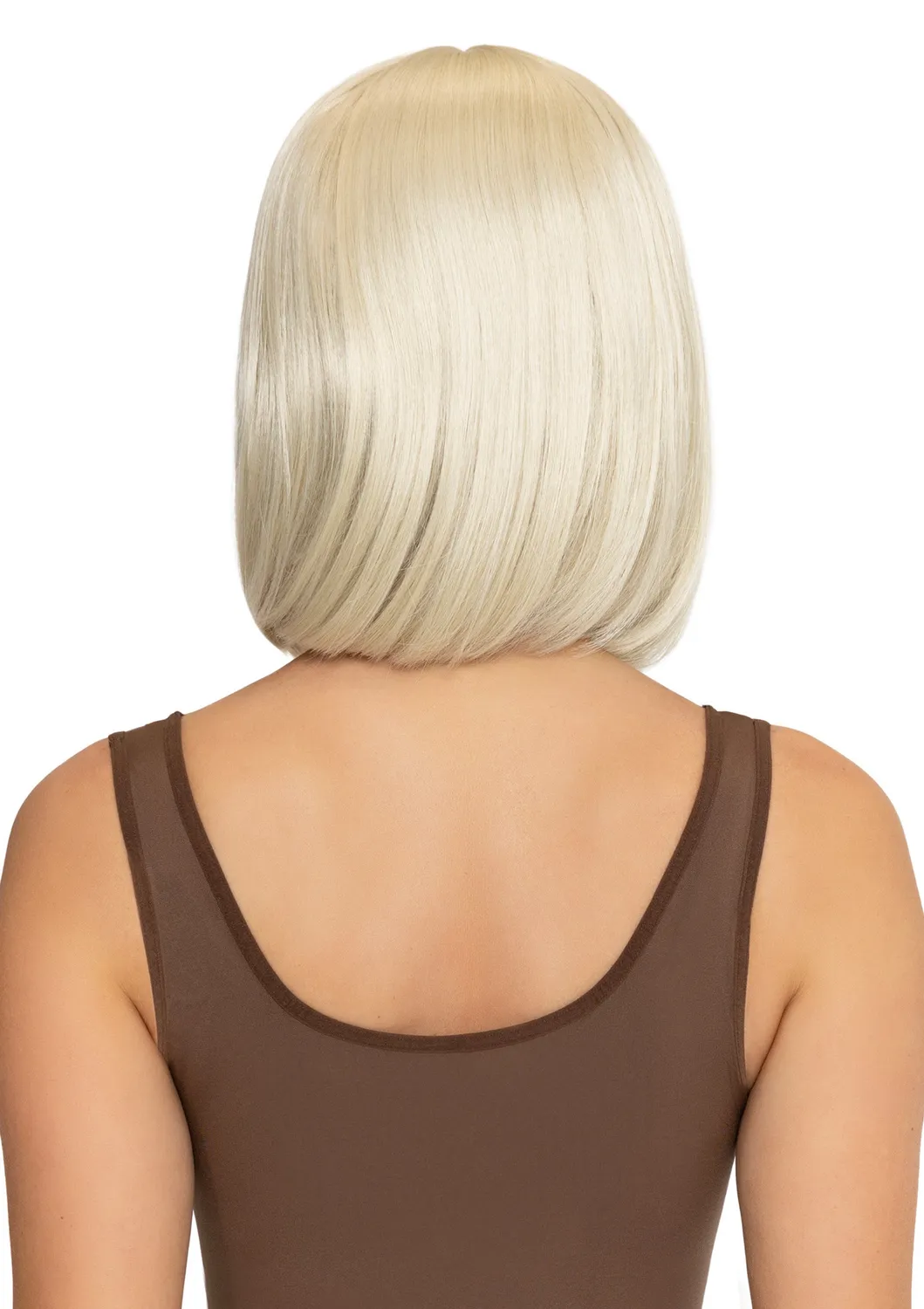 Leg Avenue Angled Bob parrucca caschetto borgogna liscia