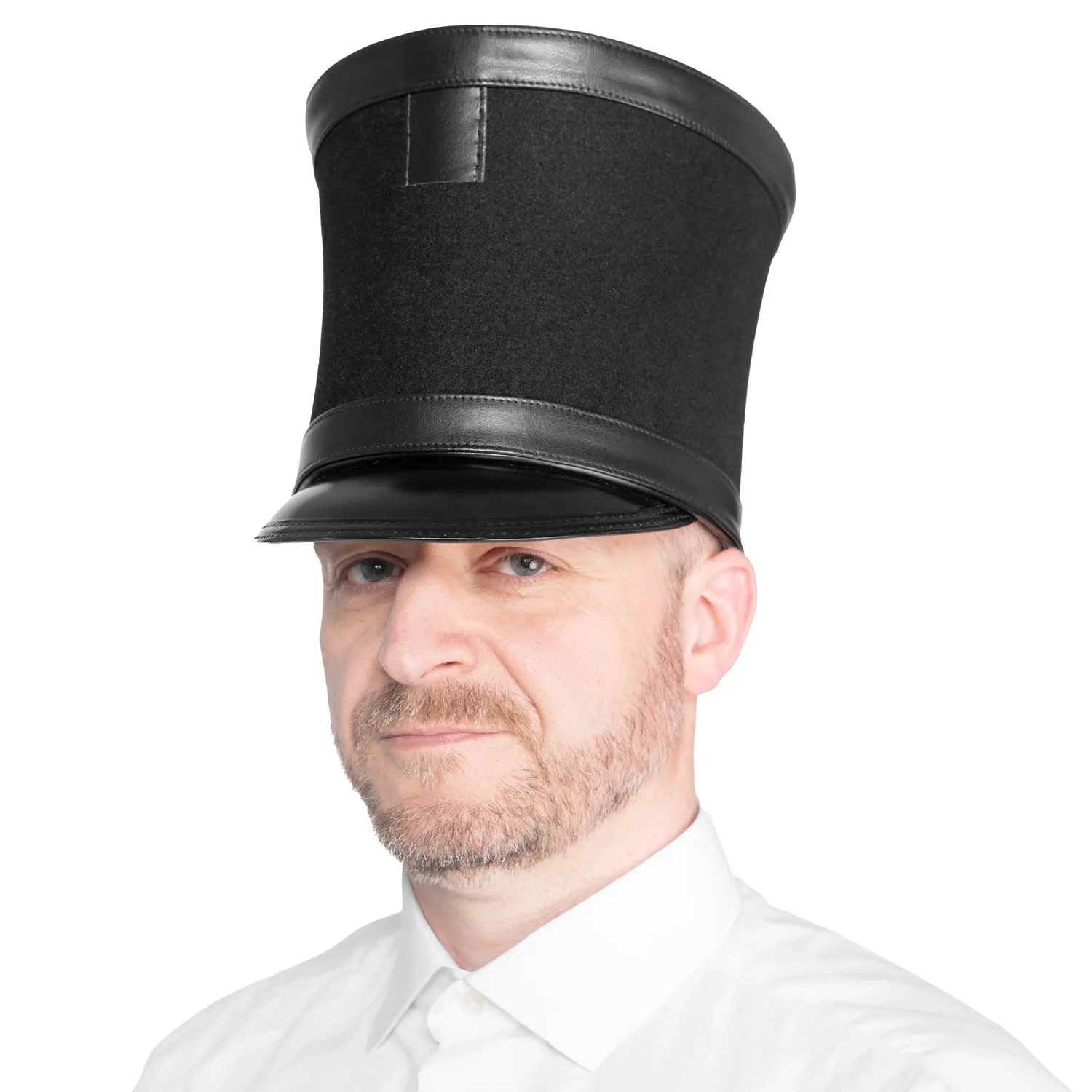 Altenburg shako nero con astuccio 17 cm