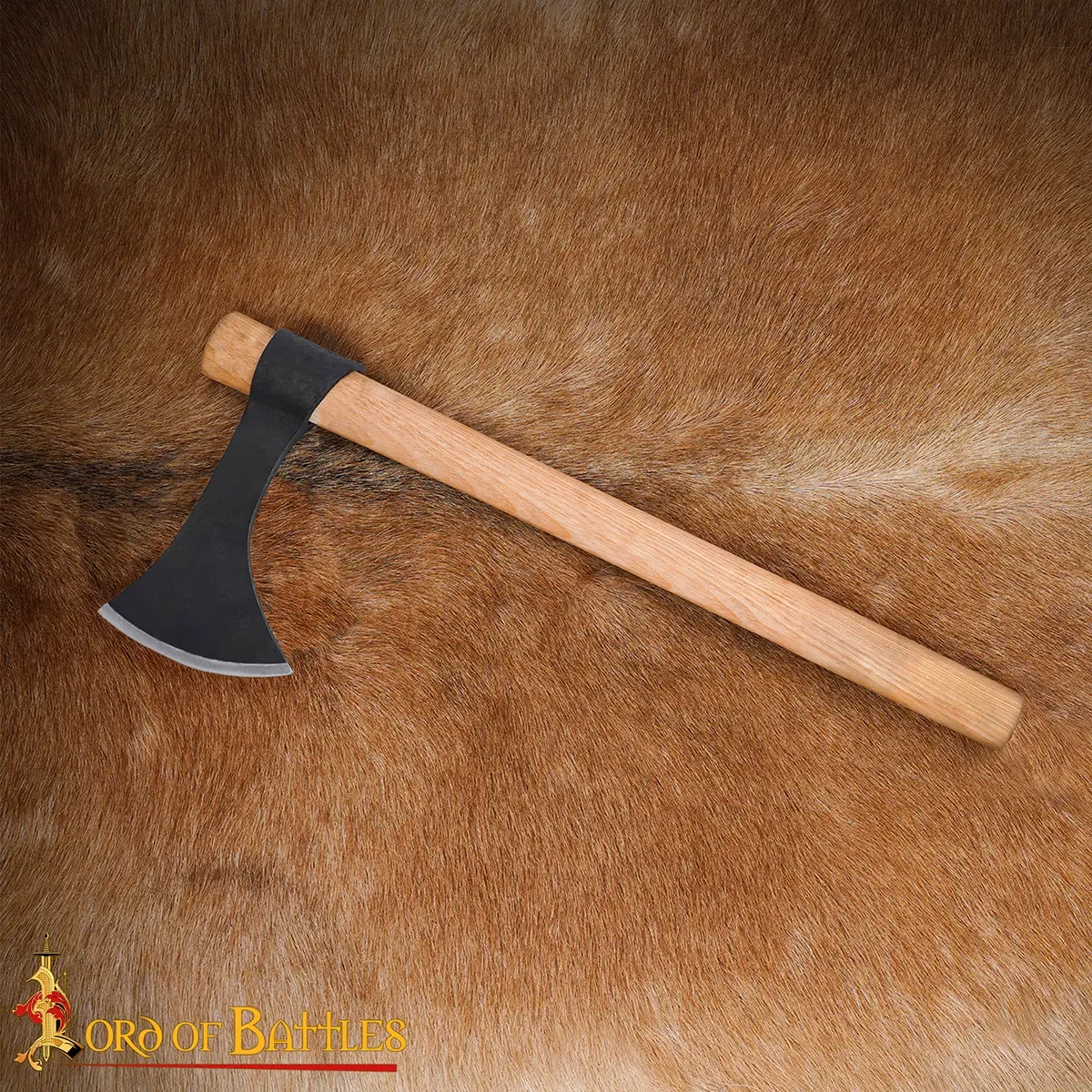 Medieworld Viking Bearded Axe ascia carbonio