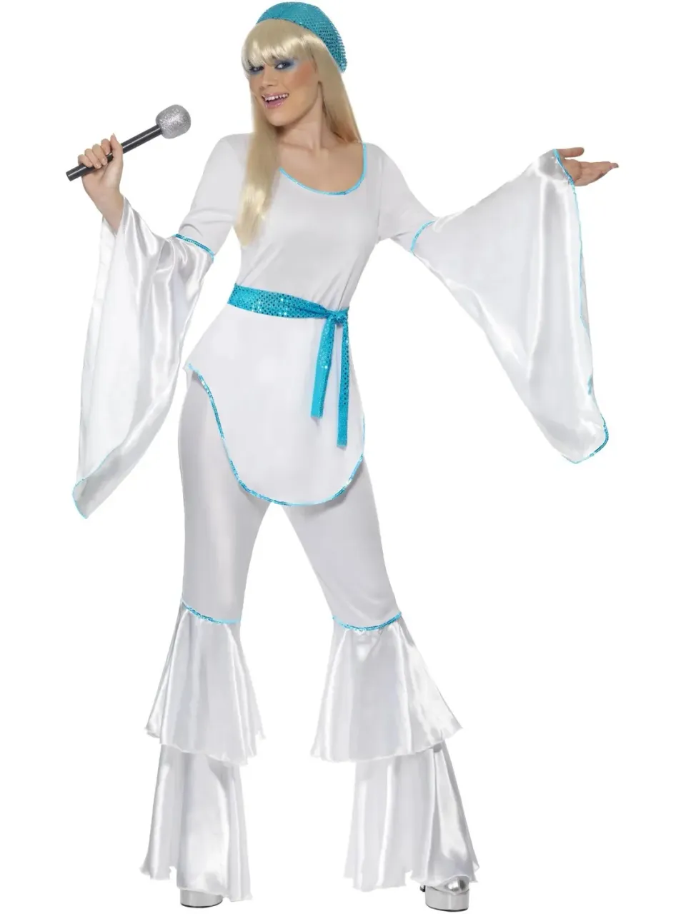 Rubies Super Disco Girl costume donna argento