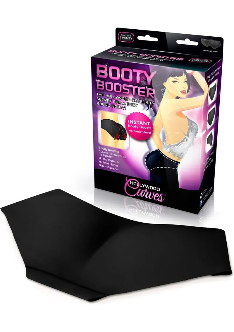 Pleasure Wigs Hollywood Curves Booty Booster slip push up leopard M modellante