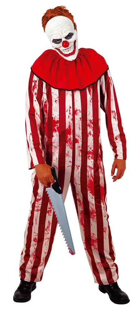 Rubies Clown Pazzo Ad costume adulto con maschera