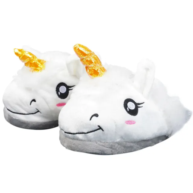 Katara 1695 pantofole unicorno 28-35 bianche peluche
