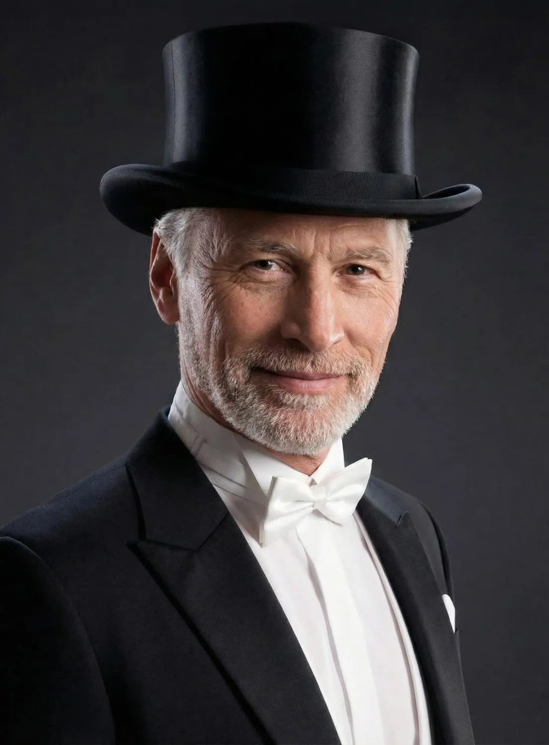 Altenburg Chapeau Claque cilindro pieghevole nero