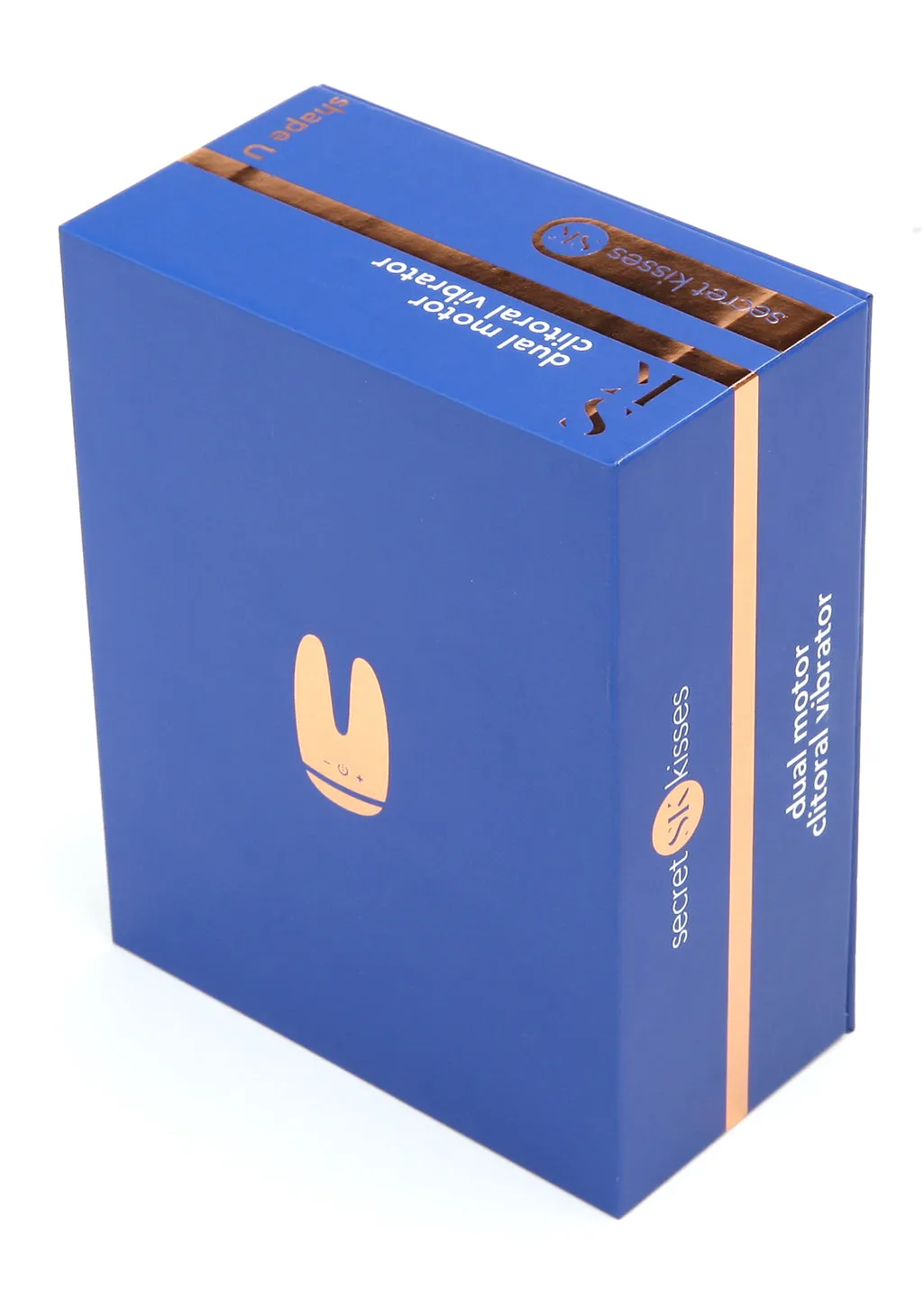 Pleasure Wigs Secret Kisses Dual Motor vibratore blu silicone