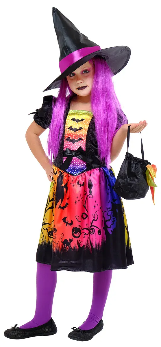 Rubies Strega Incantata costume bambina Halloween nero
