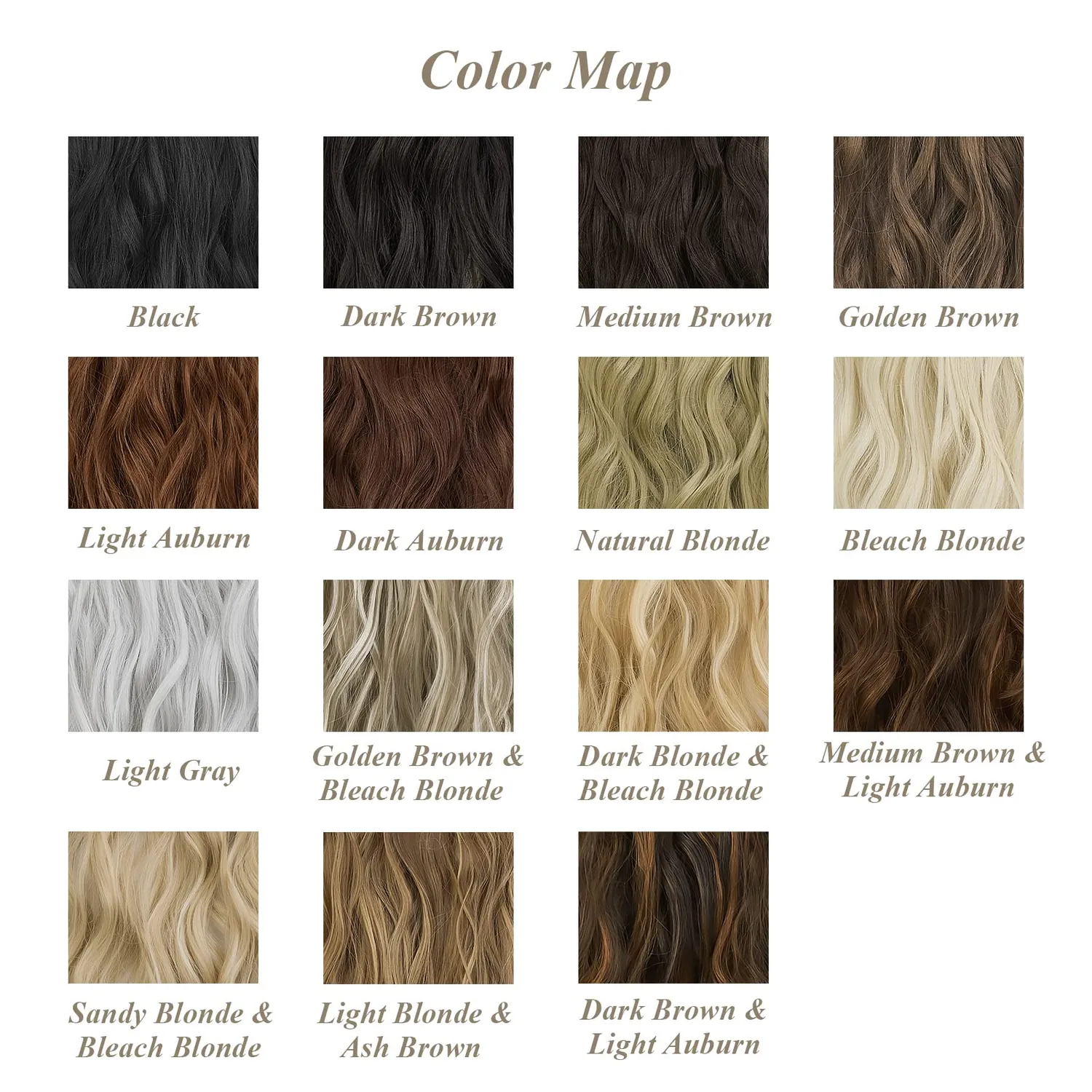 Gairyan extension clip ondulate 50cm biondo chiaro 7 pezzi