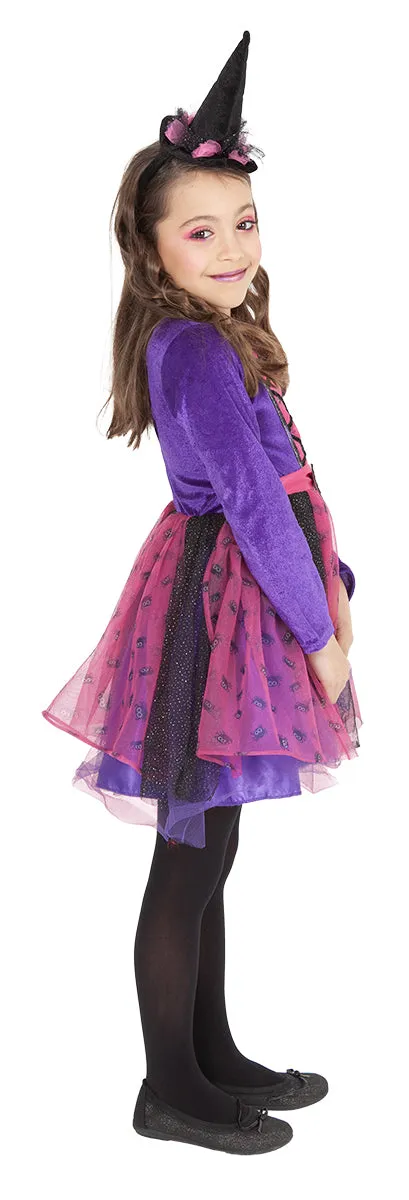 Rubies Miss Strega Arañitas Costume Bambina Nero