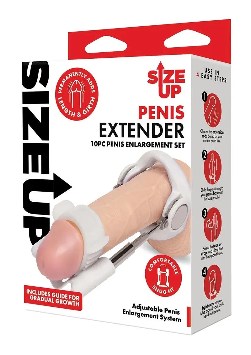 Size Up Extender Set kit allungatore 10 pezzi bianco
