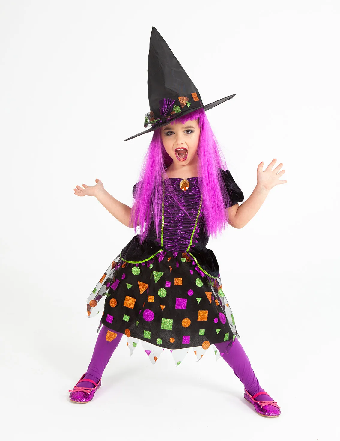 Rubies Top Symbol costume strega bambina Inf con cappello