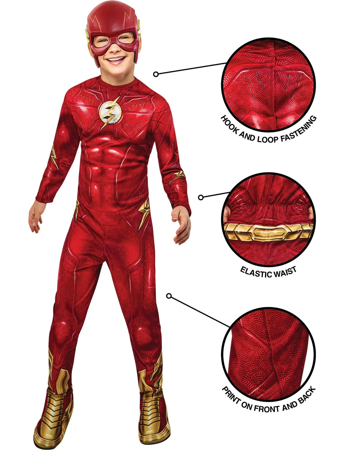 Rubies The Flash Classic costume bambino rosso DC