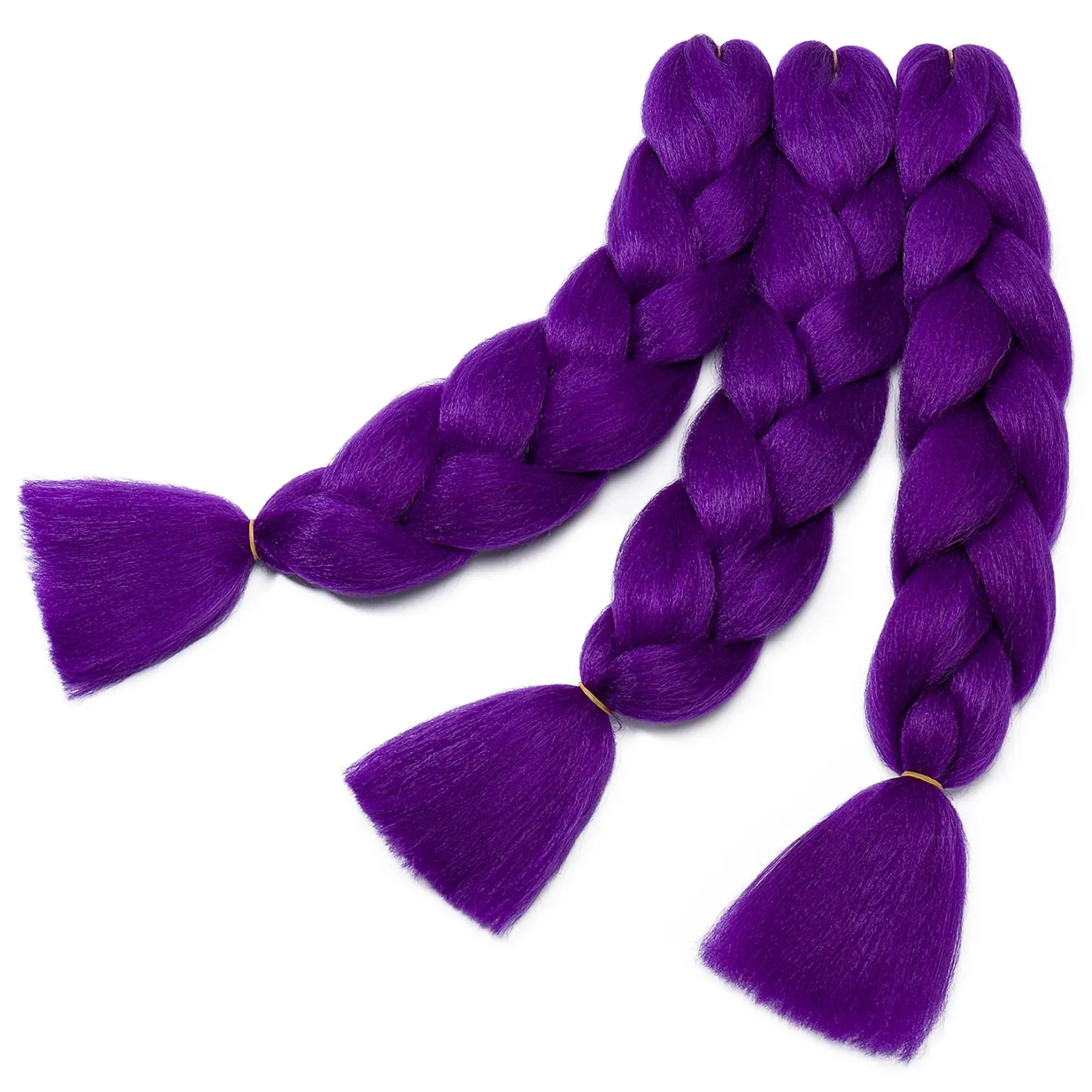 Gairyan Treccine Jumbo Braids Viola Scuro 60cm 5 Pezzi