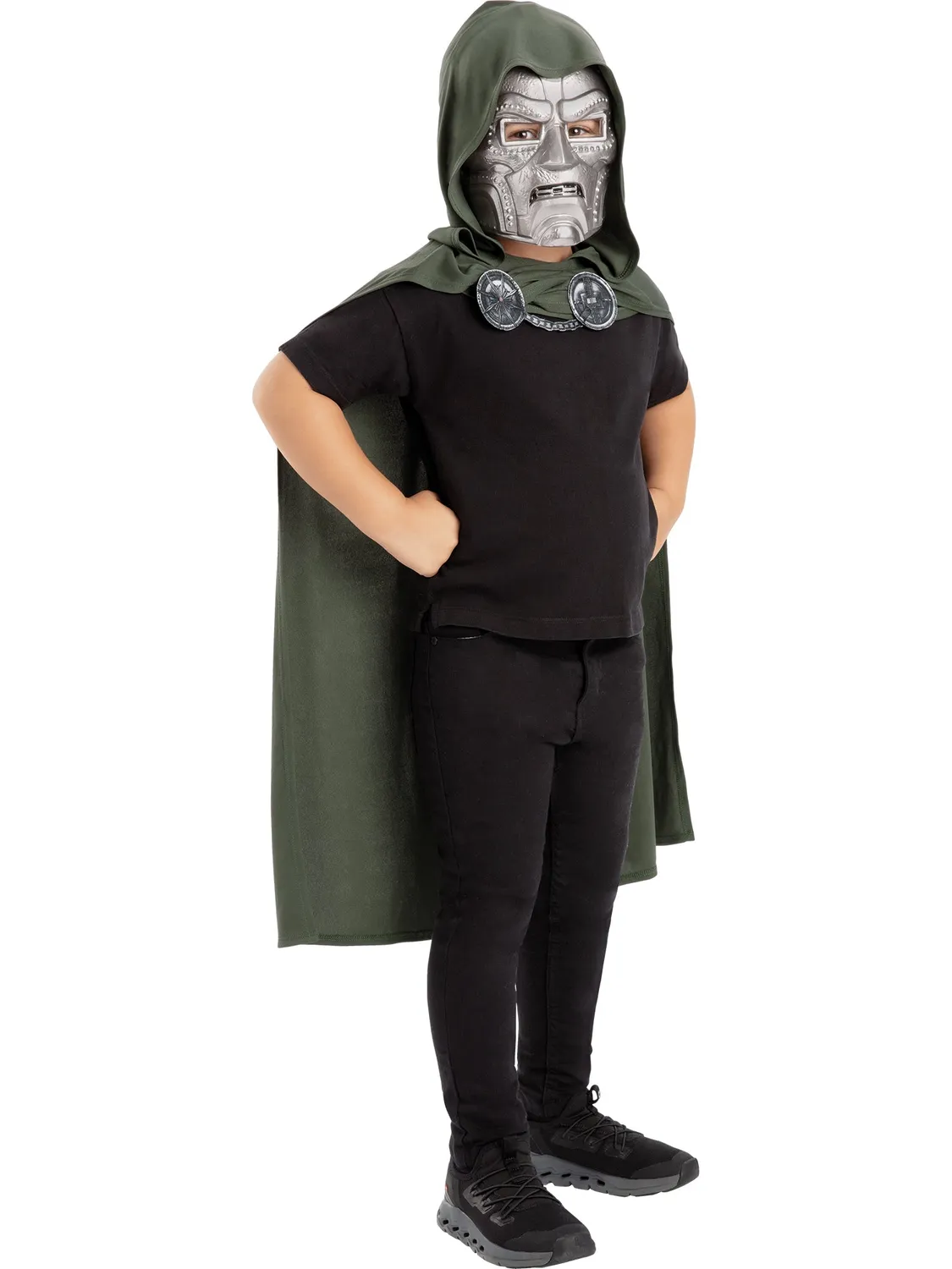 Rubies Dr Doom costume bambino mantello e maschera Marvel