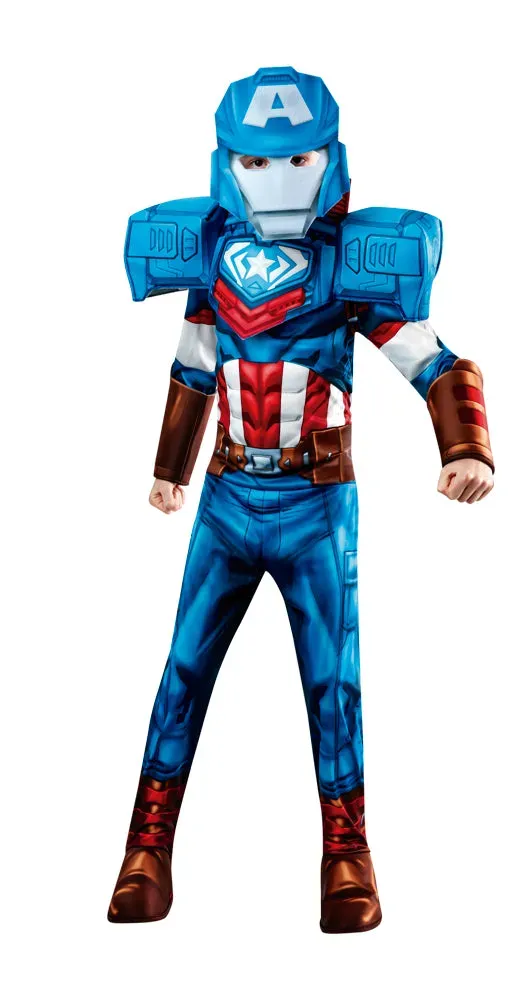 Rubies Marvel Capitan America Mech Strike costume M blu