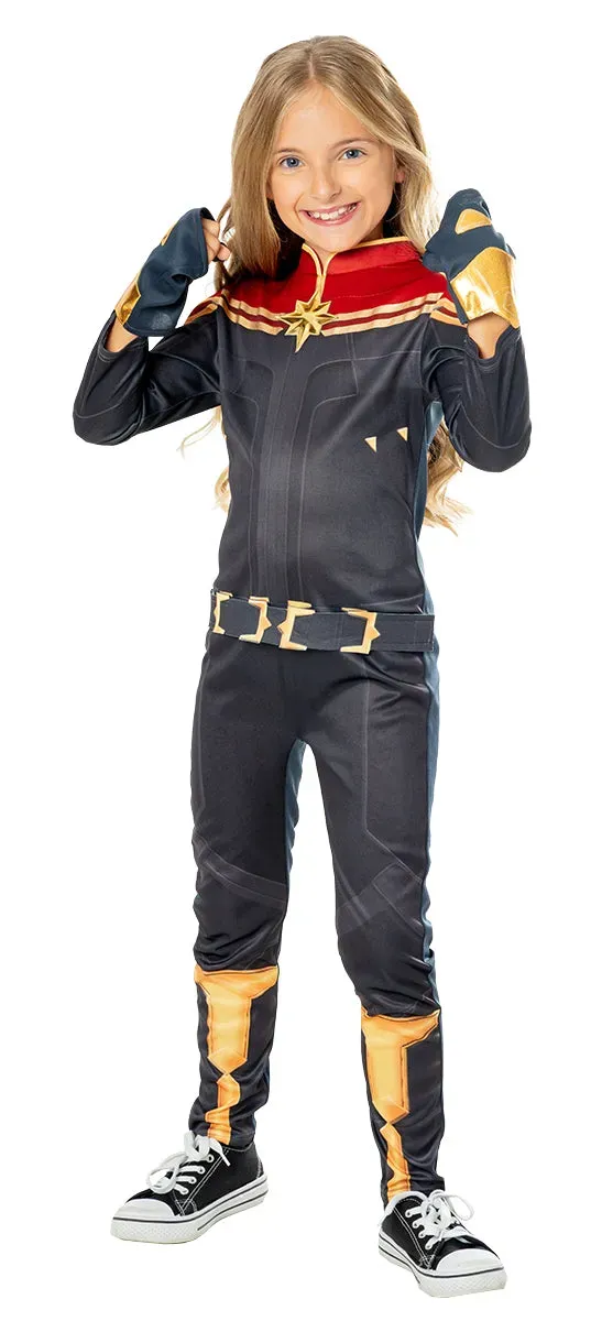 Rubies Captain Marvel Deluxe costume bambina tuta