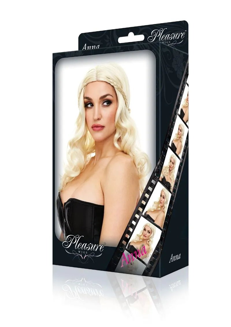 Pleasure Wigs Anna parrucca biondo platino lunga festa