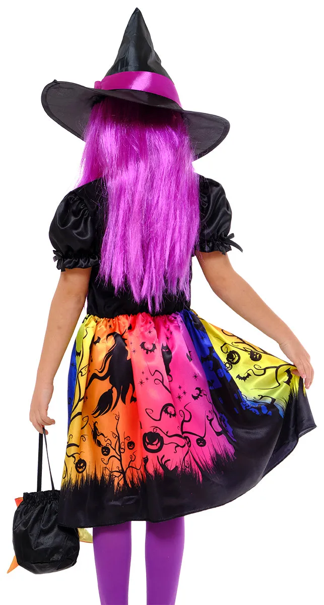 Rubies Strega Incantata costume bambina Halloween nero