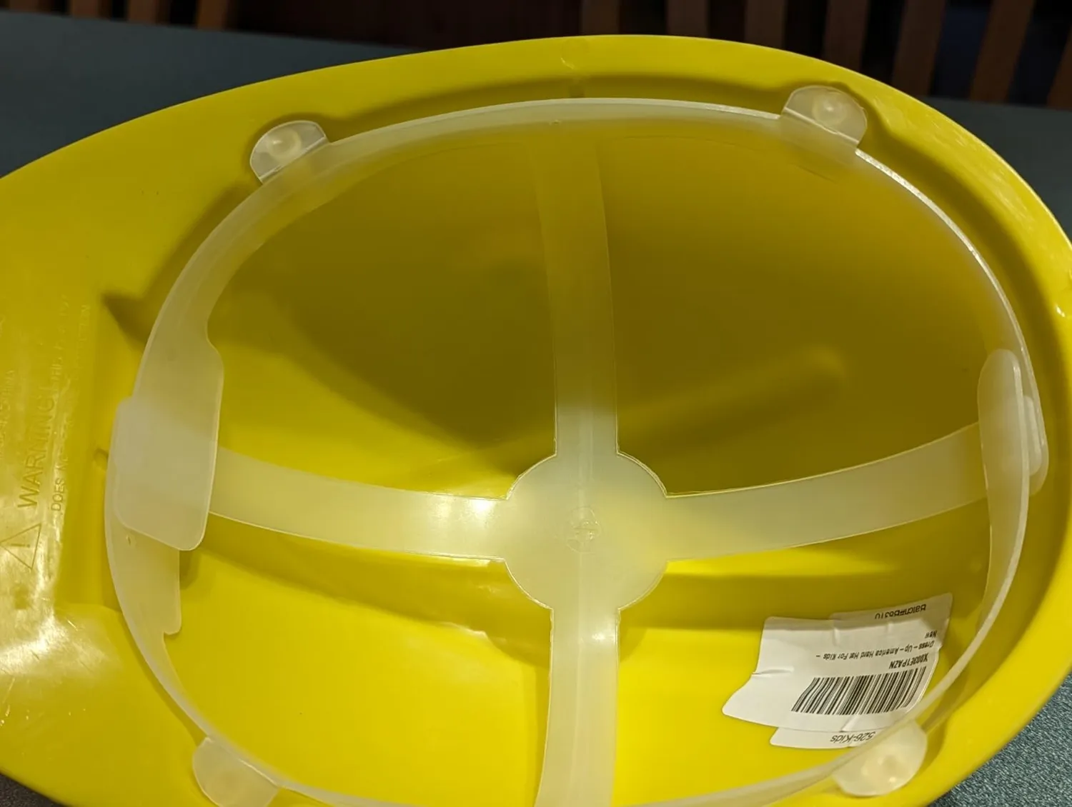 Dress Up America Casco Cantiere Giallo bambini regolabile